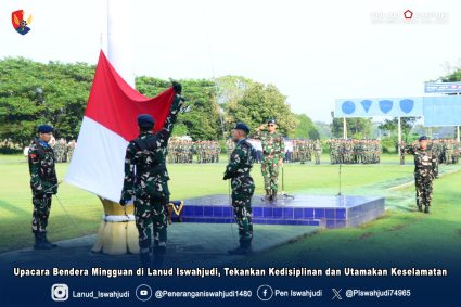 Upacara Bendera Mingguan di Lanud Iswahjudi, Tekankan Kedisiplinan dan Utamakan Keselamatan