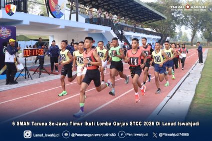 6 SMAN Taruna Se-Jawa Timur Ikuti Lomba Garjas STCC 2026 Di Lanud Iswahjudi