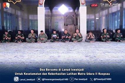 Doa Bersama di Lanud Iswahjudi Untuk Keselamatan dan Keberhasilan Latihan Matra Udara II Koopsau